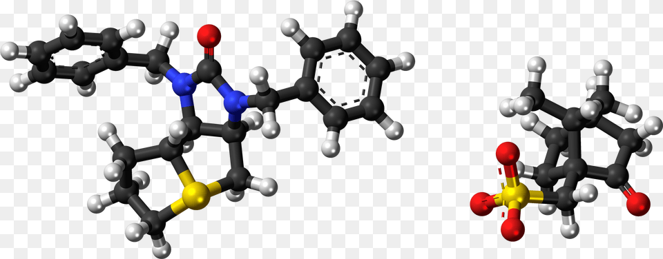 Trimetaphan Camsilate 3d Ball Molecule Free Transparent Png