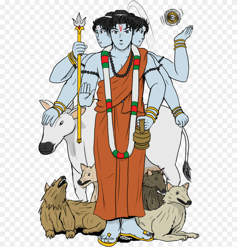 Trimurti Anime, Book, Comics, Publication, Person Free Png Download