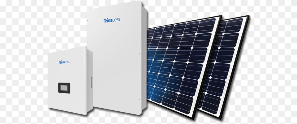 Trina Panels Amp Inverter Solar Panels With Inverter, Electrical Device, Solar Panels, White Board Png Image