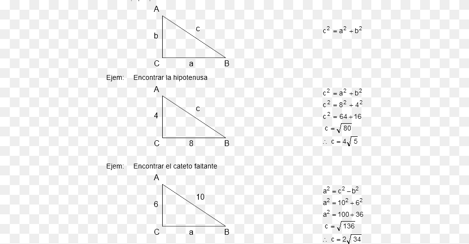 Tringulos Rectngulos U Oblicungulos Triangulos Rectangulos Y Oblicuangulos, Text Png Image