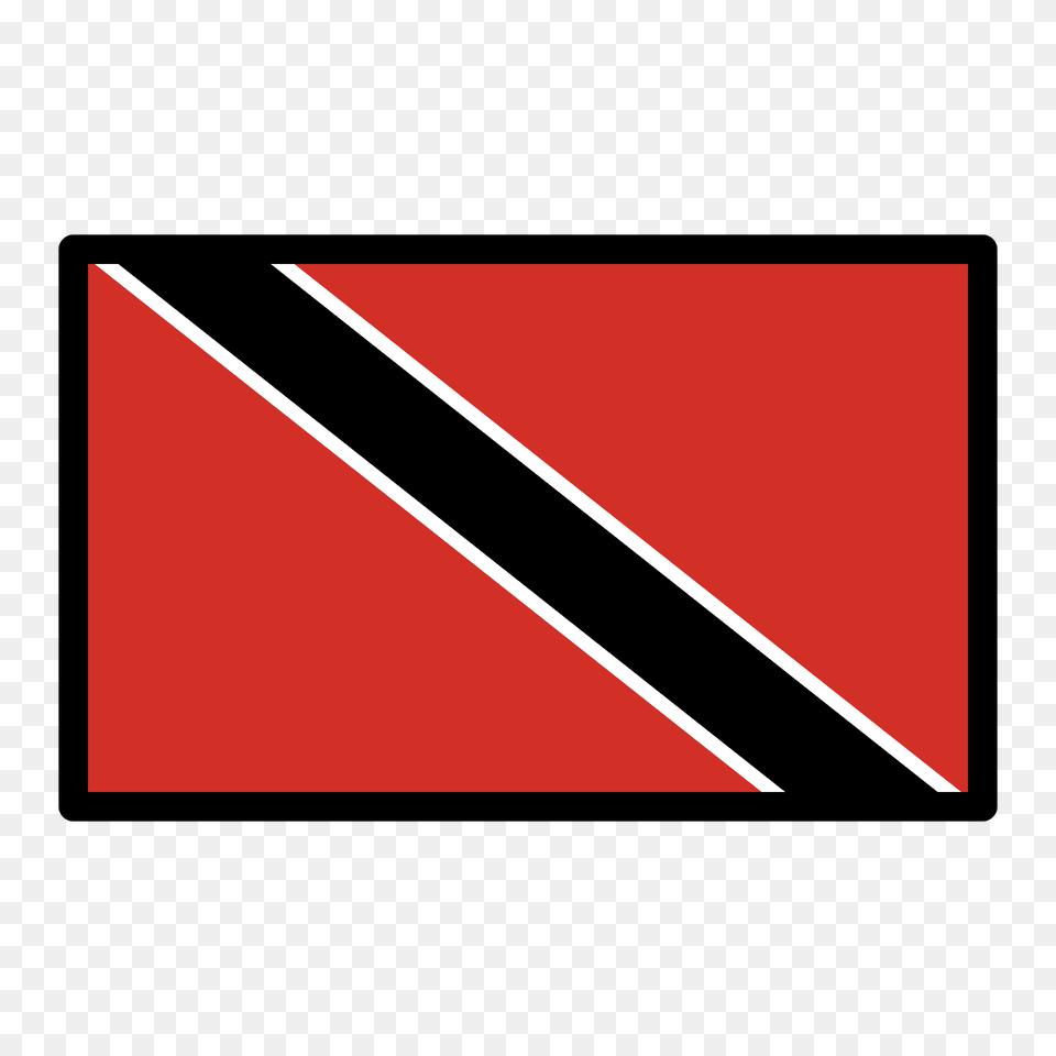 Trinidad Amp Tobago Flag Emoji Clipart, Sign, Symbol Free Png