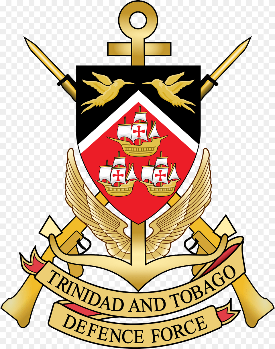 Trinidad And Tobago Force Trinidad And Tobago Symbol, Badge, Emblem, Logo, Animal Free Png Download