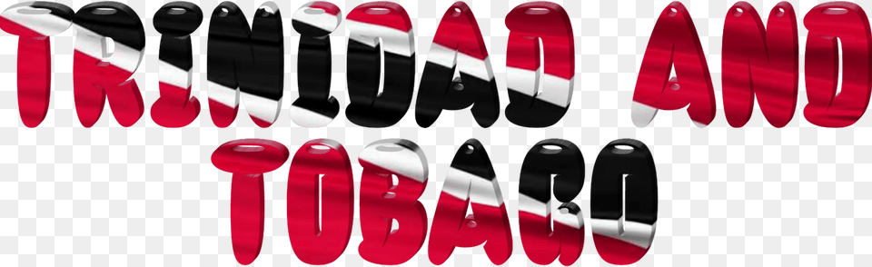 Trinidad And Tobago Lettering With Flag Clipart, Clothing, Flip-flop, Footwear Free Png Download