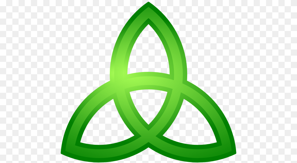 Trinity Celtic Charmed Large Size, Green, Symbol, Star Symbol Png Image