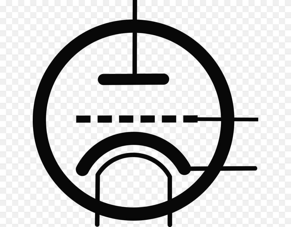 Triode Electronic Symbol Electronics Amplifier, Gray Free Png Download