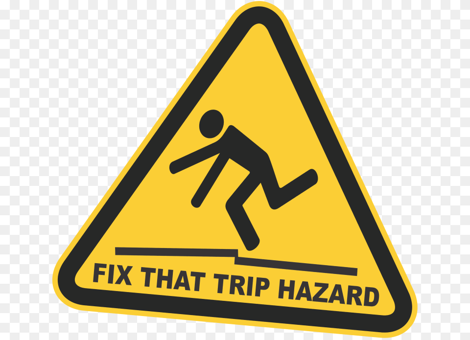 Trip Hazards, Sign, Symbol, Road Sign Free Png Download