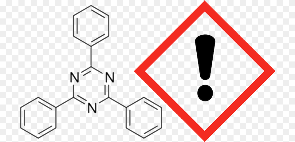 Triphenyl 135 Triazine Health Hazard Hazardous To The Ozone Layer, Sign, Symbol Free Png Download
