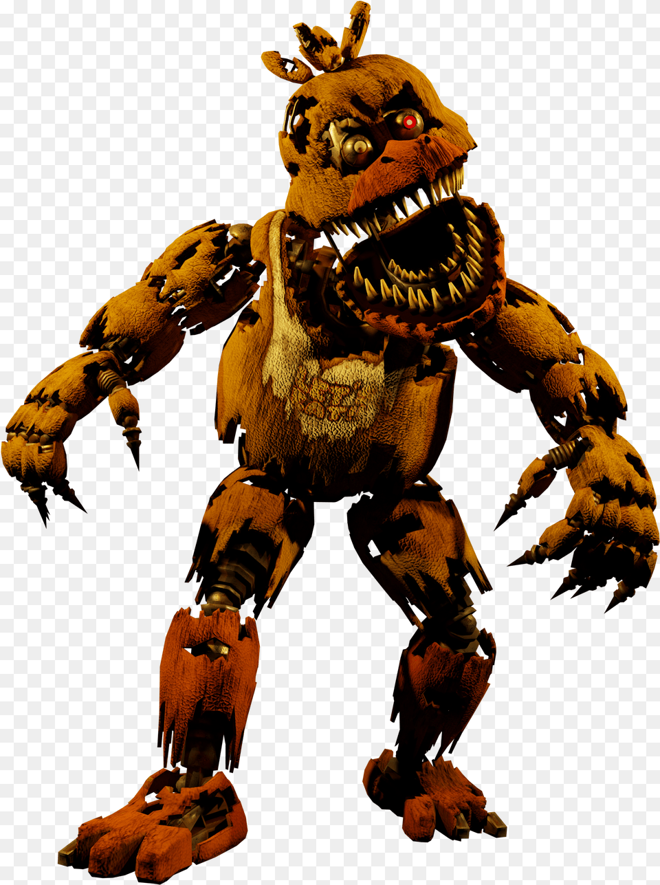 Triple A Fazbear Wiki Fnaf Help Wanted Nightmare Chica, Adult, Male, Man, Person Free Png