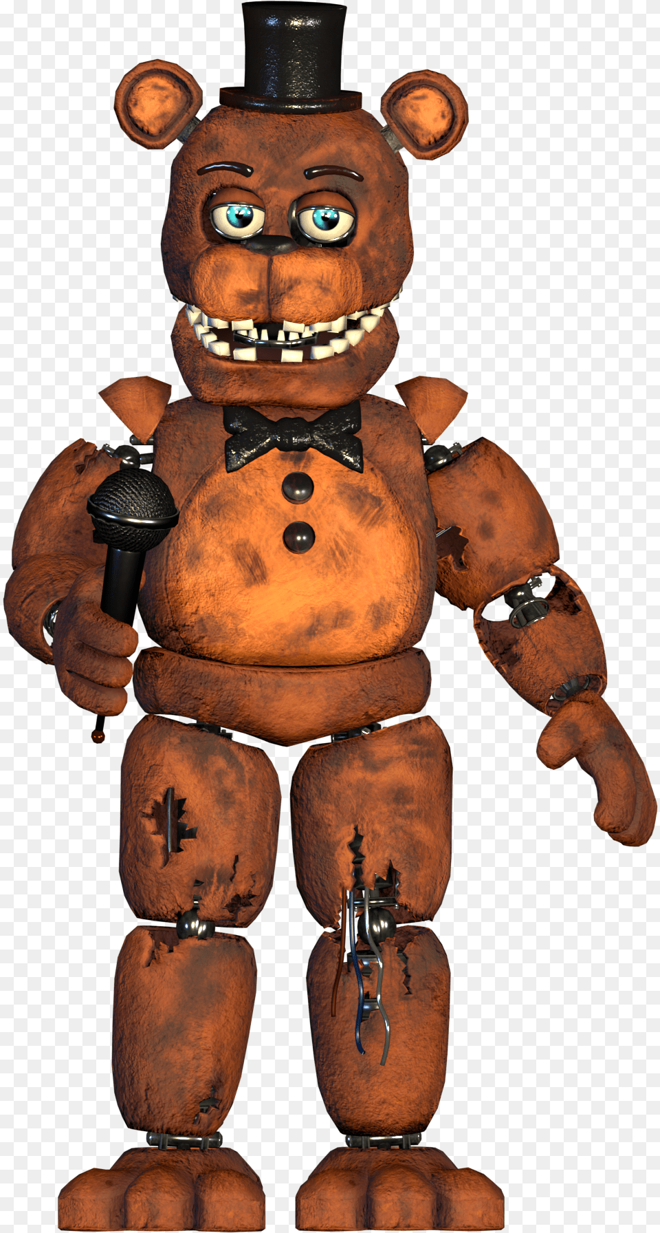 Triple A Fazbear Wiki Fnaf Vr Withered Freddy, Robot, Toy, Electrical Device, Microphone Png Image