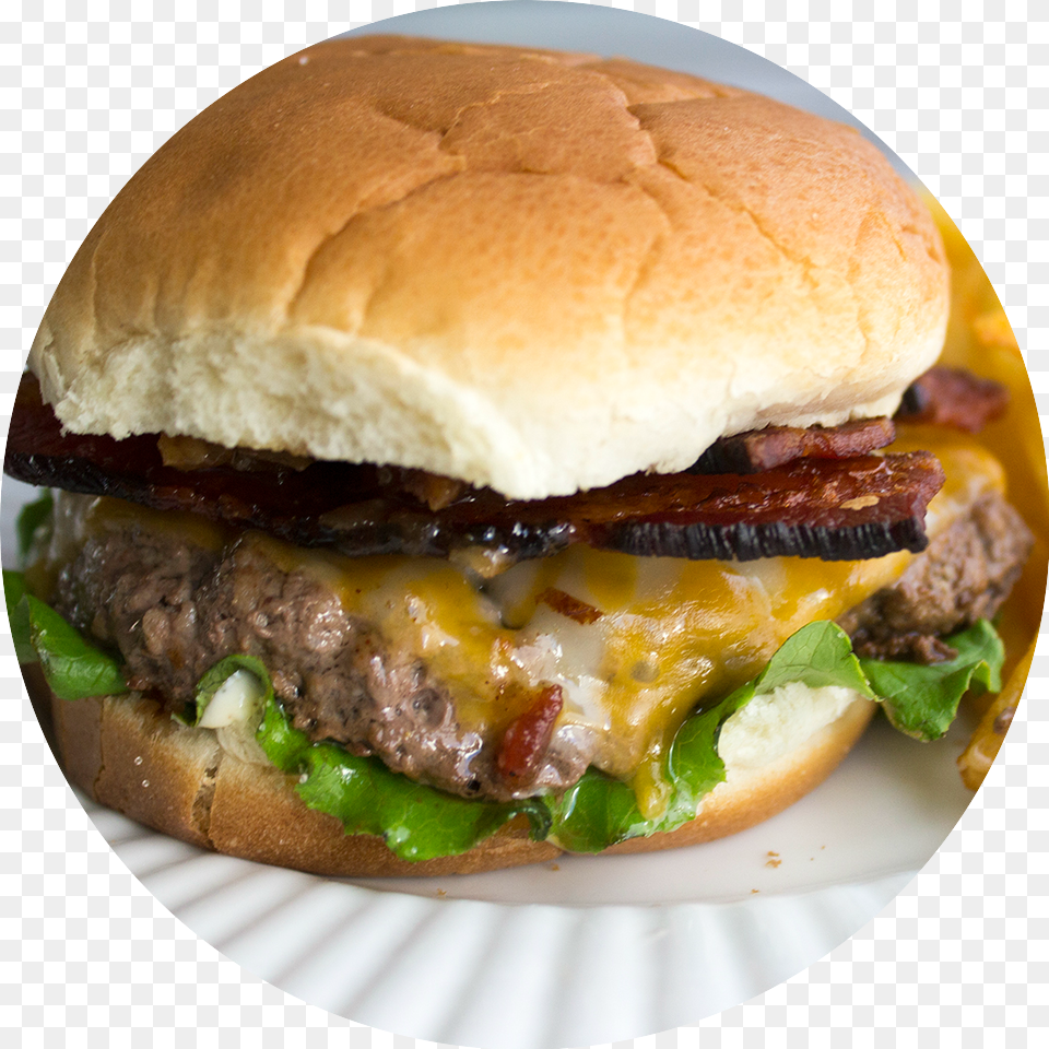 Triple Bacon Burger Square Cheeseburger, Food Free Transparent Png