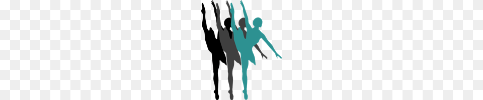 Triple Ballet Dancer Silhouette Blue Clip Art For Web, Ballerina, Dancing, Leisure Activities, Person Png Image