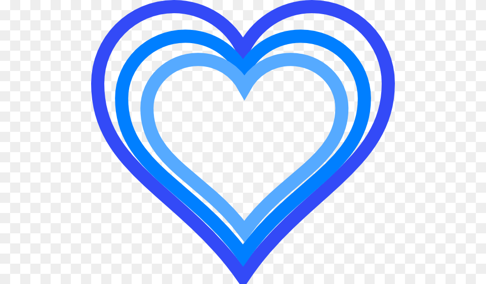 Triple Blue Heart Outline Clip Arts Smoke Pipe Free Png Download