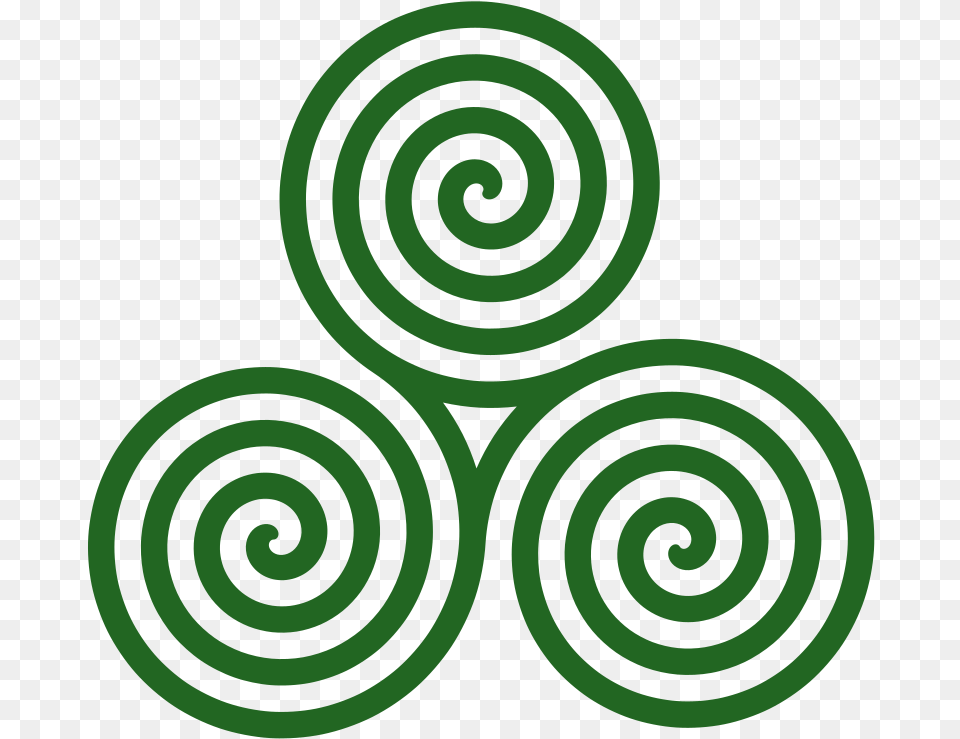 Triple Celtic Symbol For Water, Spiral, Coil, Car, Transportation Free Png Download