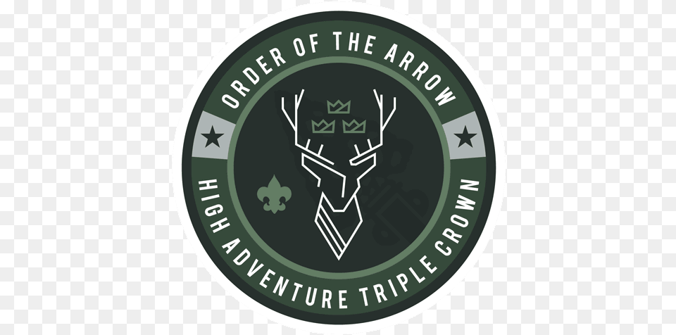 Triple Crown Order Of The Arrow Boy Scouts America Cub Scout Wolf Badge, Logo, Emblem, Symbol Free Transparent Png