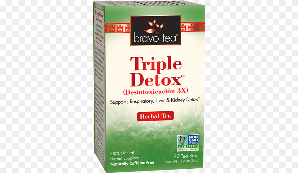 Triple Detox Tea By Bravo Packaging And Labeling, Herbal, Herbs, Plant, Advertisement Free Png