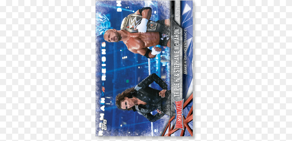 Triple H Amp Stephanie Mcmahon 2017 Wwe Road To Wrestlemania Snowboarding, Adult, Male, Man, Person Free Png Download