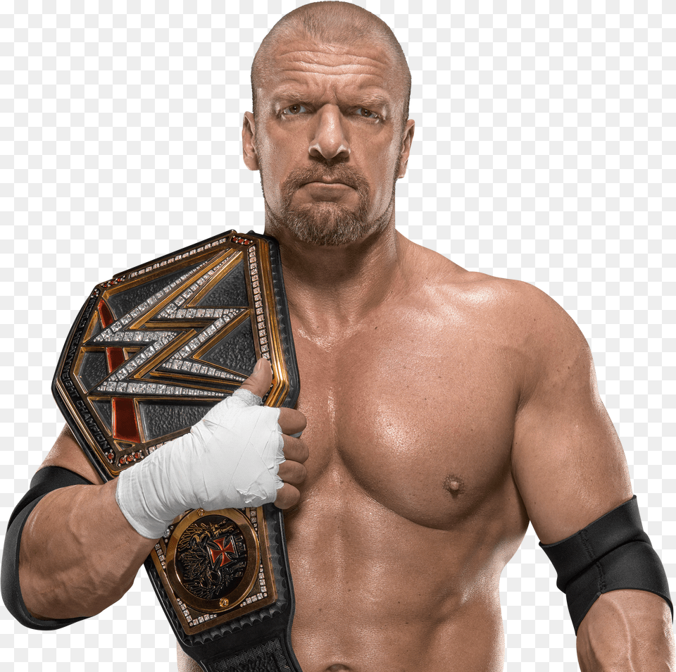 Triple H Clear Background Title Wwe World Champion Triple H Free Png Download