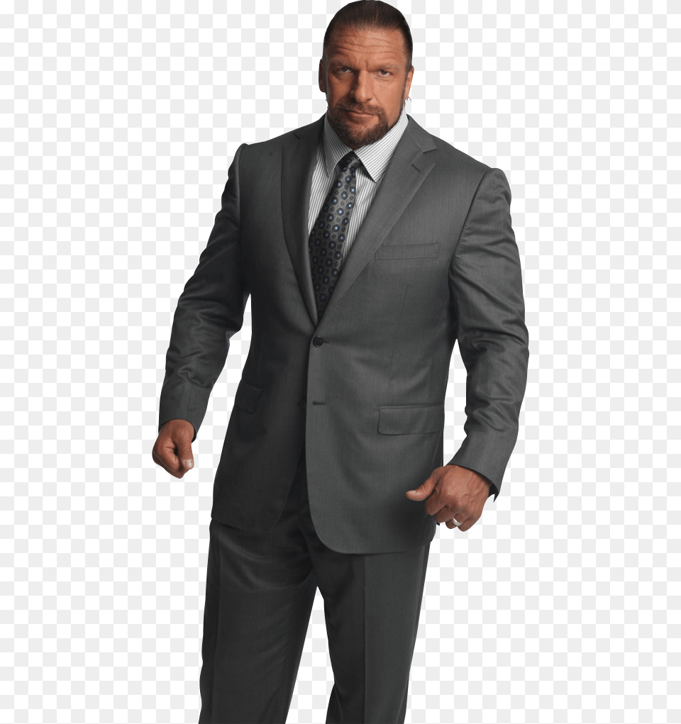 Triple H No Background, Tuxedo, Clothing, Suit, Formal Wear Free Png
