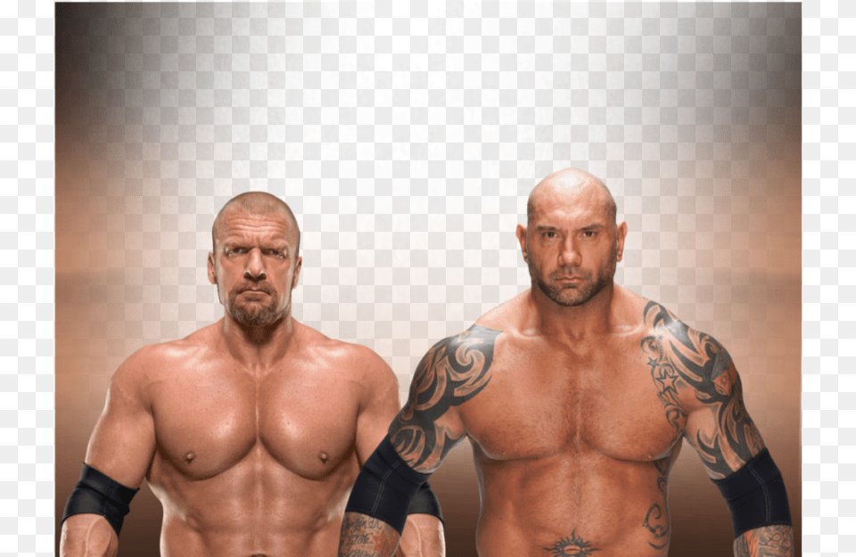 Triple H Vs Batista Batista, Tattoo, Skin, Person, Man Free Transparent Png