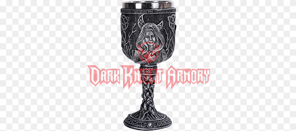 Triple Moon Goddess Chalice Triple Goddess Wine Goblet Made Of Polyresin, Glass Free Png Download