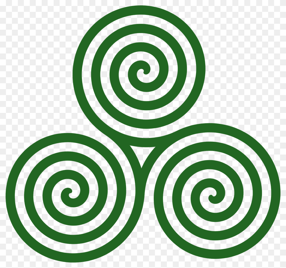 Triple Spiral 4turns Green Transparent Clipart, Coil Png Image