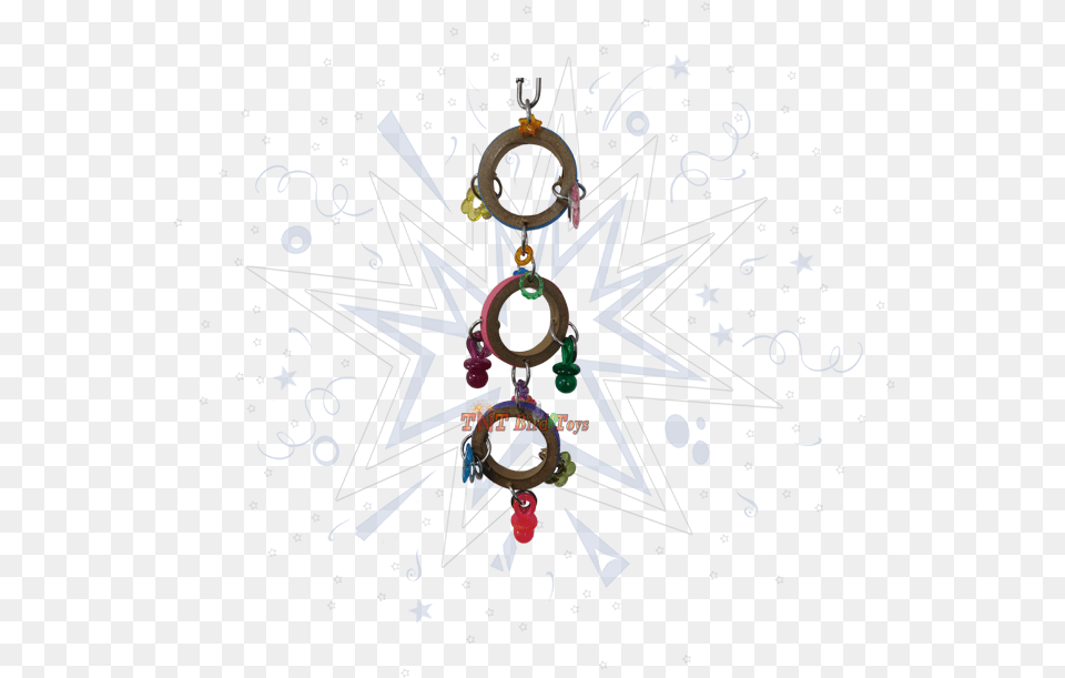 Triple Tambourine Christmas Ornament, Accessories, Jewelry, Necklace, Art Free Png Download