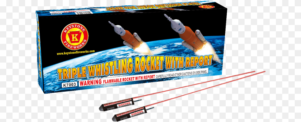 Triple Whistling Bottle Rocket With Report Keystone Fireworks, Weapon Free Transparent Png