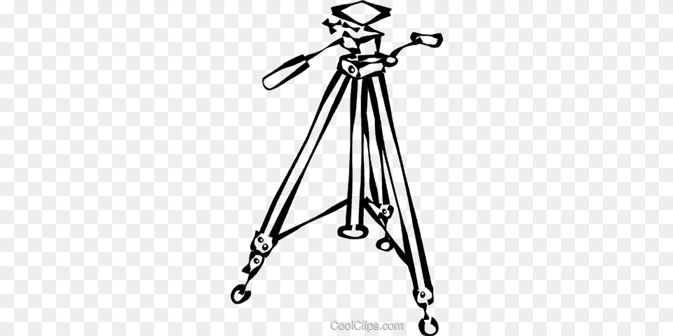 Tripod Royalty Free Vector Clip Art Illustration, Bow, Weapon Png Image