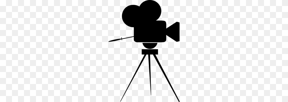 Tripod Video Cameras Silhouette, Gray Png Image