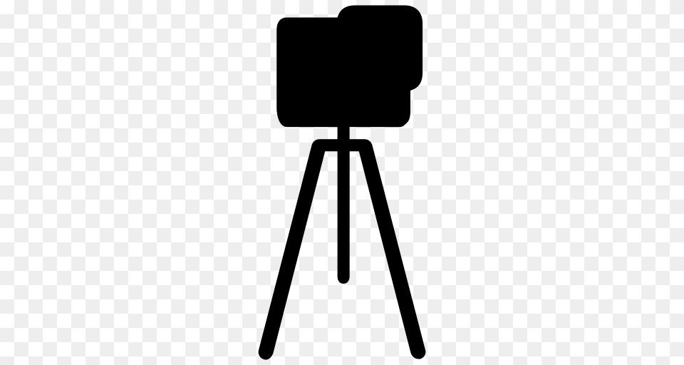 Tripod Withgopro Camera Tripod Dslr Icon With And Vector, Gray Free Transparent Png