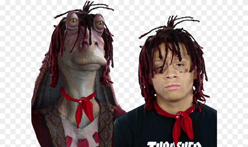 Trippie Redd Hair, Adult, Person, Woman, Female Free Png