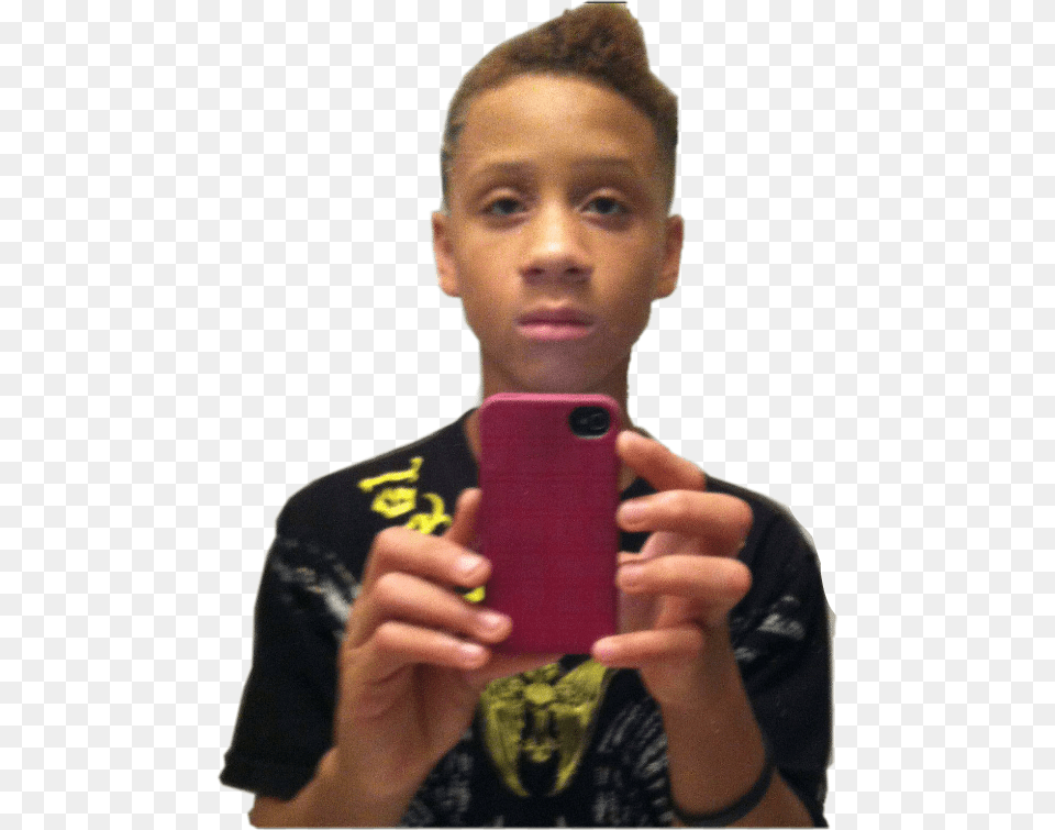 Trippie Redd Trippie Redd When He Was Younger, Body Part, Photography, Phone, Person Png Image