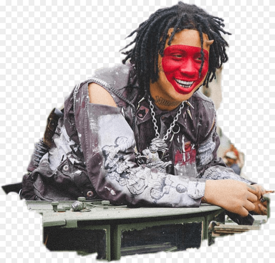 Trippie Redd Under Enemy Arms, Head, Portrait, Photography, Face Free Png Download