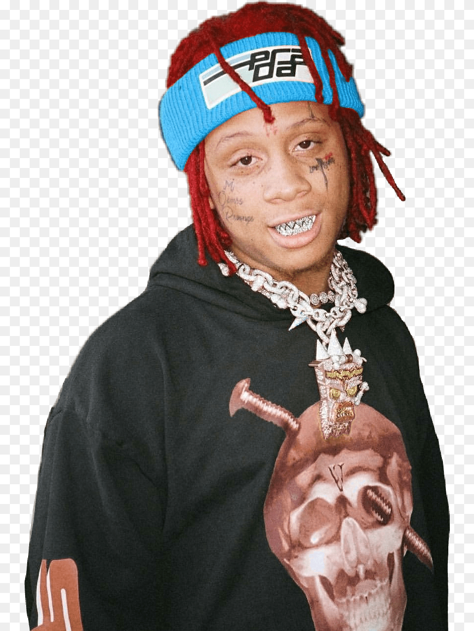 Trippieredd 1400gang Fun, Person, Photography, Cap, Clothing Png Image