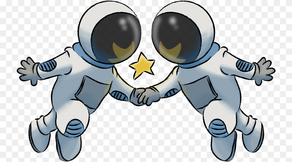 Trippy Astronaut Astronaut In Space Cartoon, Baby, Person, People, Body Part Png