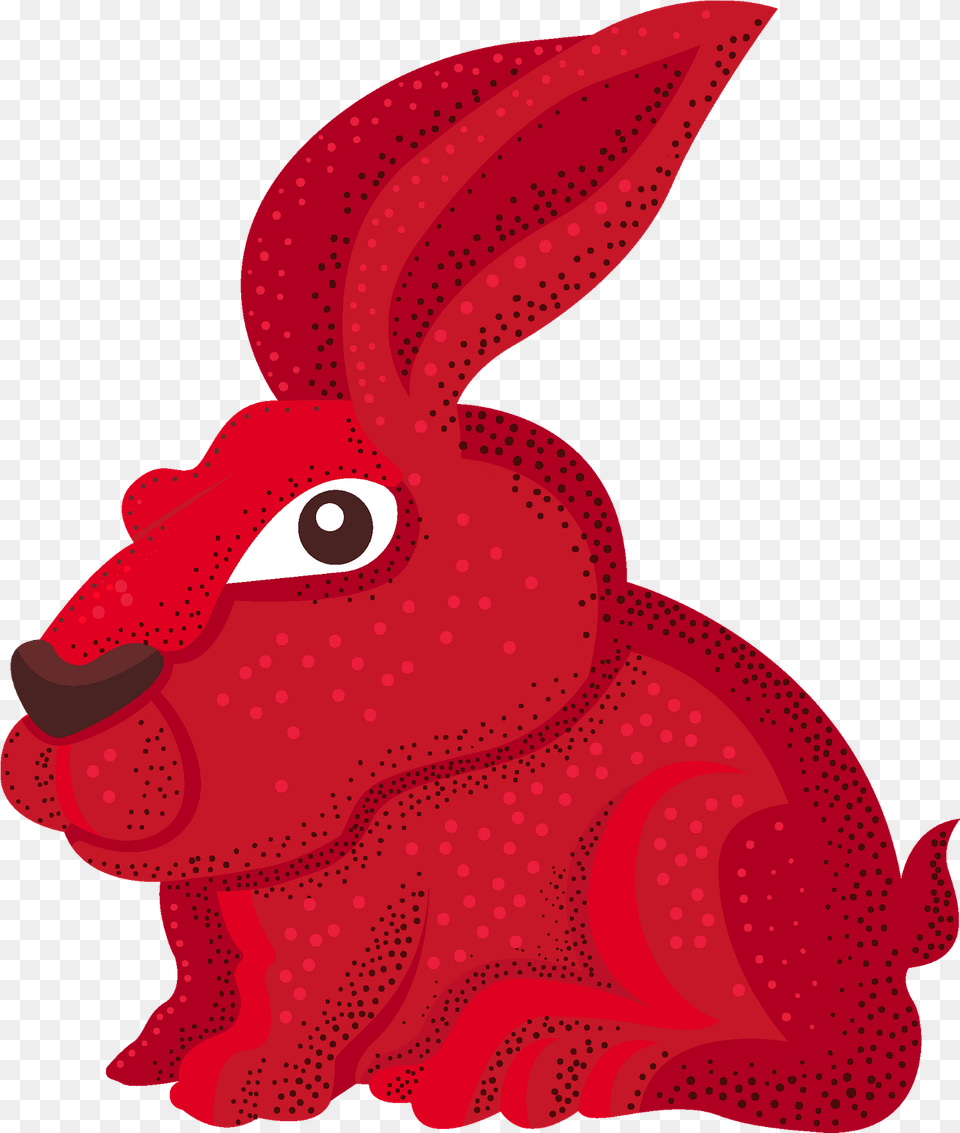 Trippy Bunny Clipart Animal Figure, Mammal, Rabbit, Fish, Sea Life Png