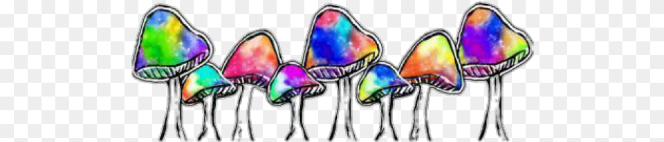 Trippy Clipart Colorful Mushroom Mushroom, Accessories, Gemstone, Jewelry, Ornament Free Transparent Png