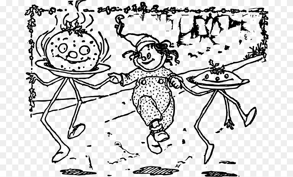 Trippy Dancer Cartoon, Gray Free Transparent Png
