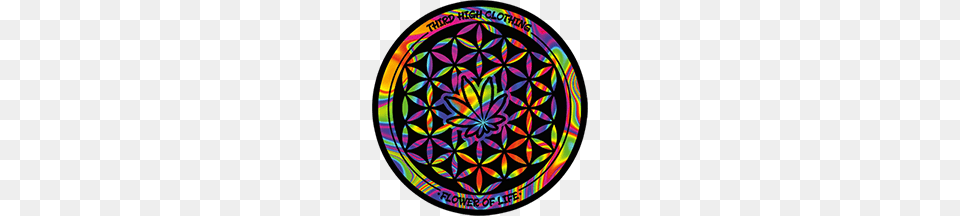 Trippy Flower Of Life Sticker Third High Clothing, Art, Disk, Pattern Free Png