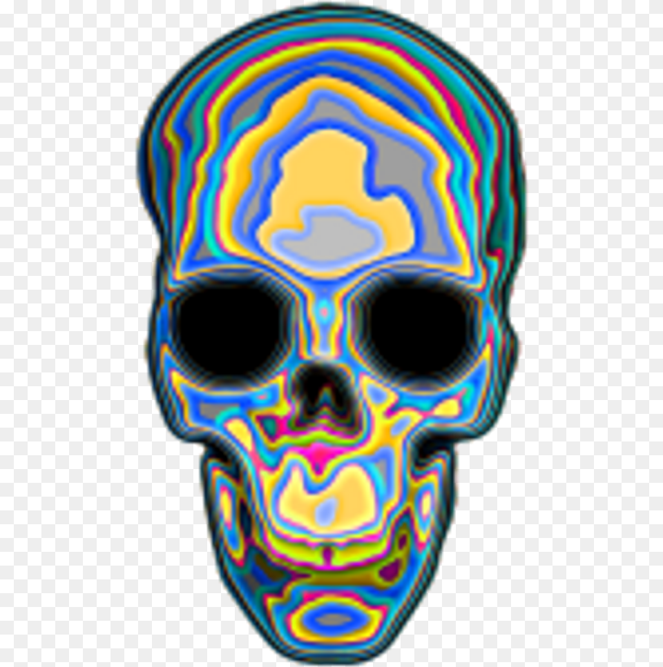 Trippy Skull Trippy, Face, Head, Person, Baby Png Image