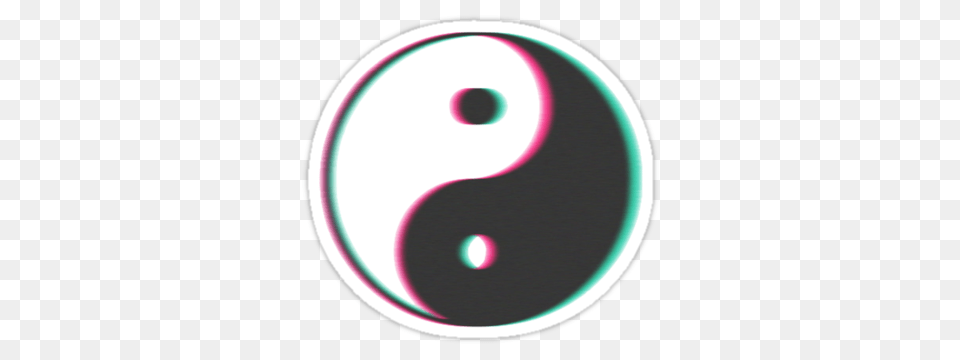 Trippy Yin Yang, Symbol, Disk, Text, Number Free Png Download