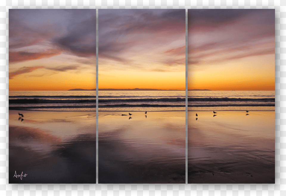 Triptych Newport Sunset Sunset Triptych, Outdoors, Art, Collage, Nature Free Png