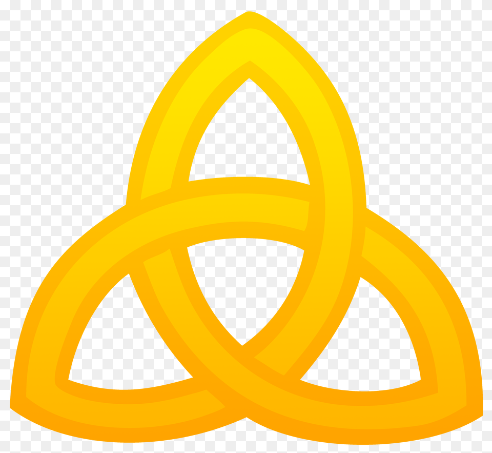 Triquetra Symbol Golden Clip Art, Bulldozer, Machine Free Png