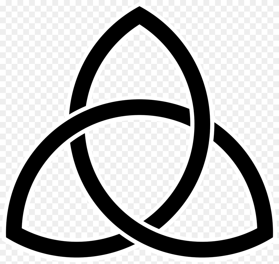 Triquetra Vesica Solid Clipart, Symbol Png