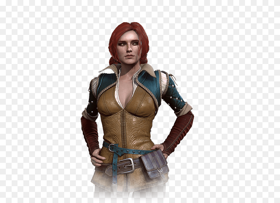 Triss Witcher 1 Triss Merigold, Woman, Person, Jacket, Female Png