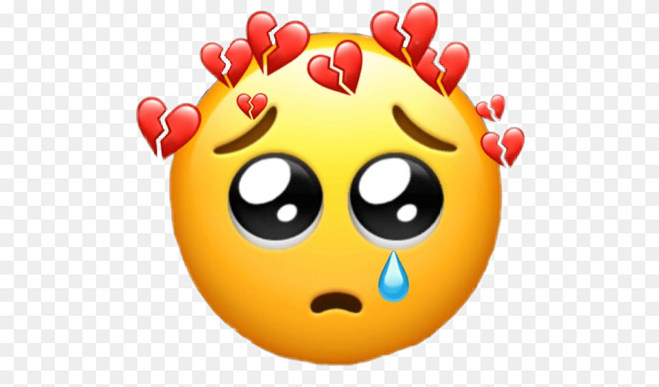 Triste Tristeza Sad Sadness Emoji Emojis Tum Broken Heart Hurt Emoji, Birthday Cake, Cake, Cream, Dessert Free Png
