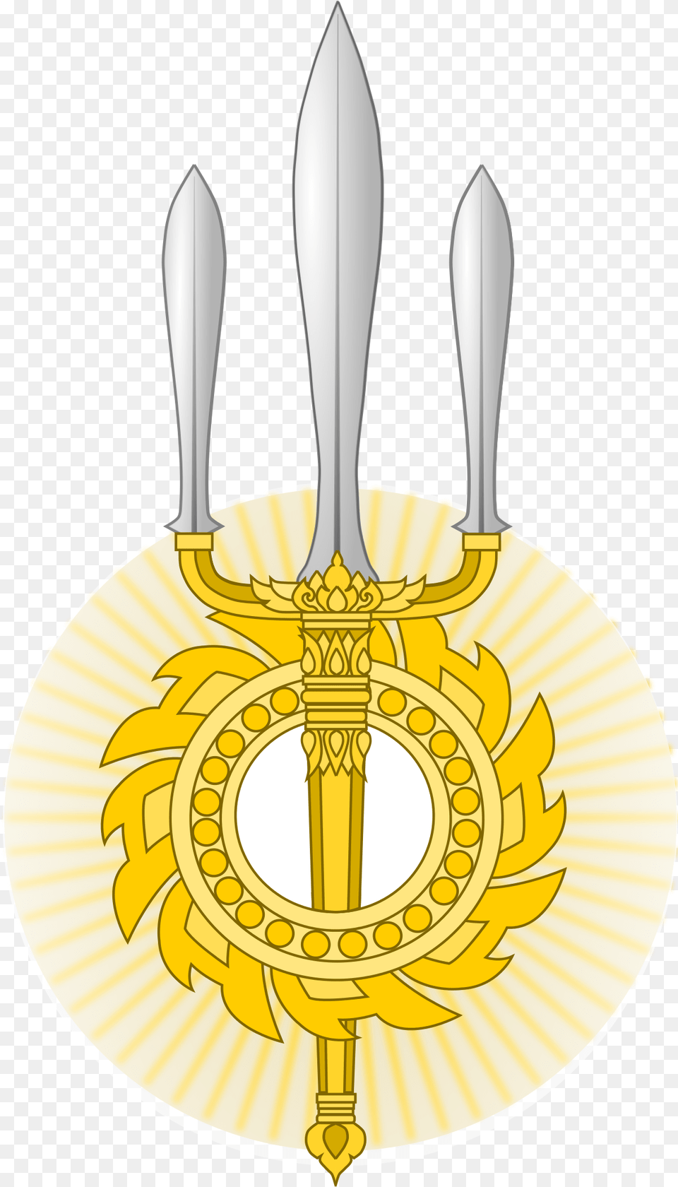 Trisula, Gold, Weapon Free Png
