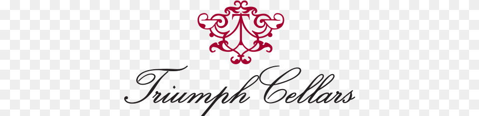 Triumph Cellars Zinfandel Wine 750 Ml, Chandelier, Lamp, Calligraphy, Handwriting Free Png