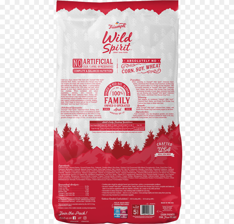 Triumph Dog Wildspirit 16lb Back Jasmine Rice, Powder, Advertisement, Book, Publication Free Png Download