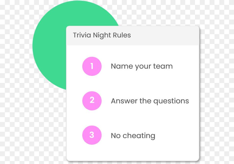 Trivia Rules, Text Png Image